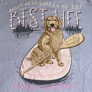 Simply Southern Light Lilac Short Sleeve Tee | 100% Cotton